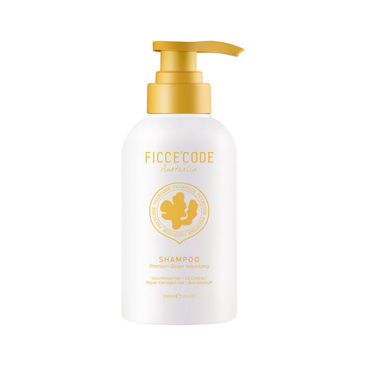 FicceCode Premium Ginger Volumizing Shampoo 300ml